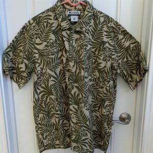 Columbia - Button Down - Green - L